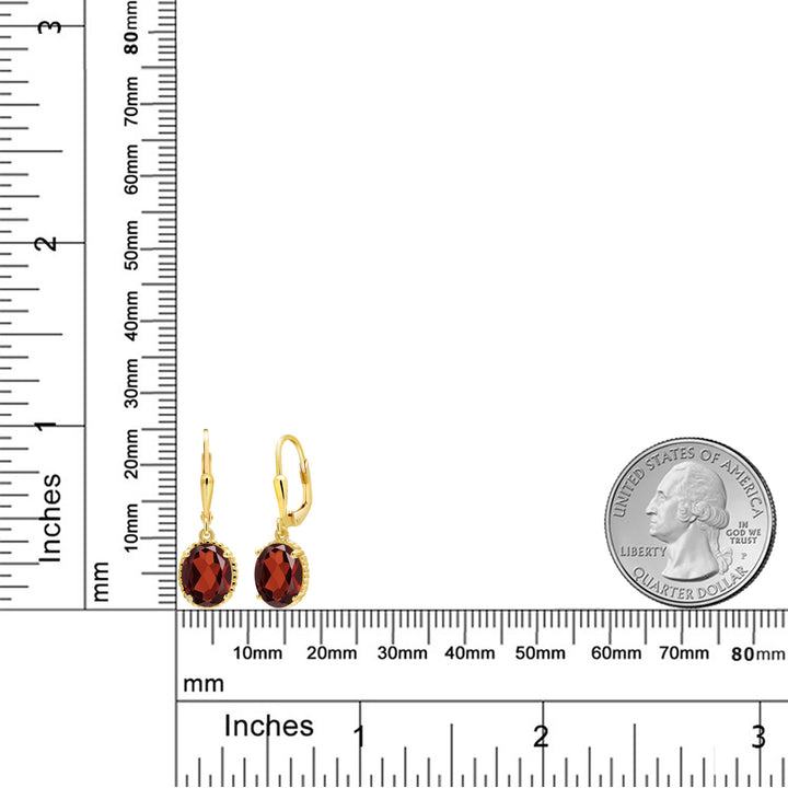 Earrings in 925 Yellow Gold Plated Silver
