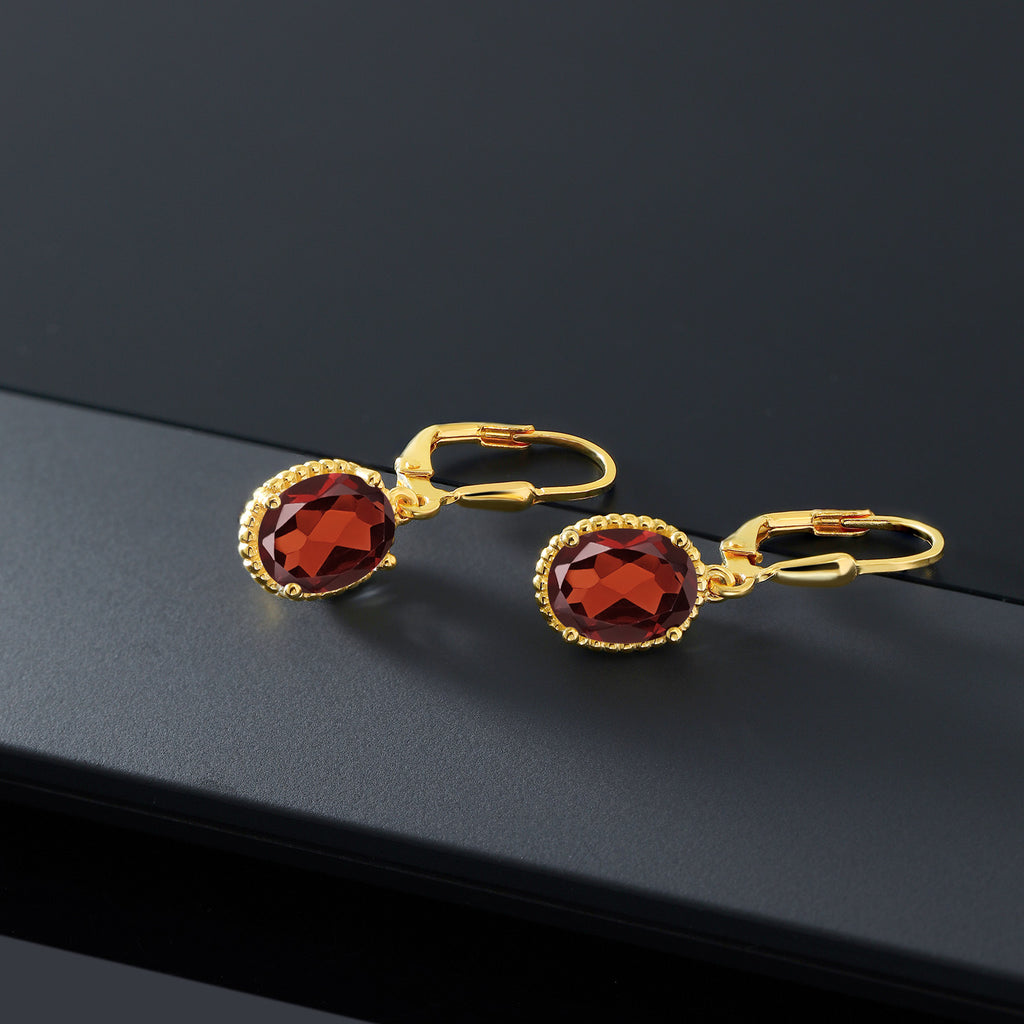 Earrings in 925 Yellow Gold Plated Silver