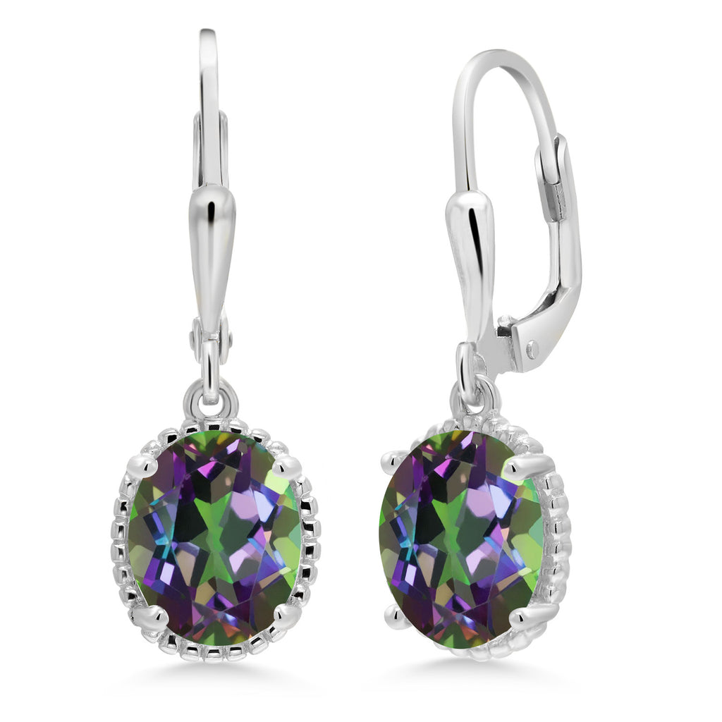 Green Mystic Topaz_Earrings in 925 Sterling Silver