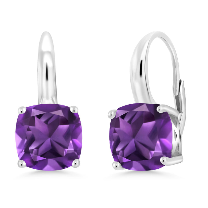 Purple_Earrings in 925 Sterling Silver