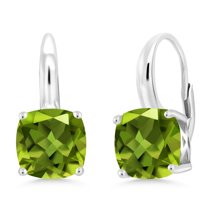 Peridot - August_Earrings in 925 Sterling Silver