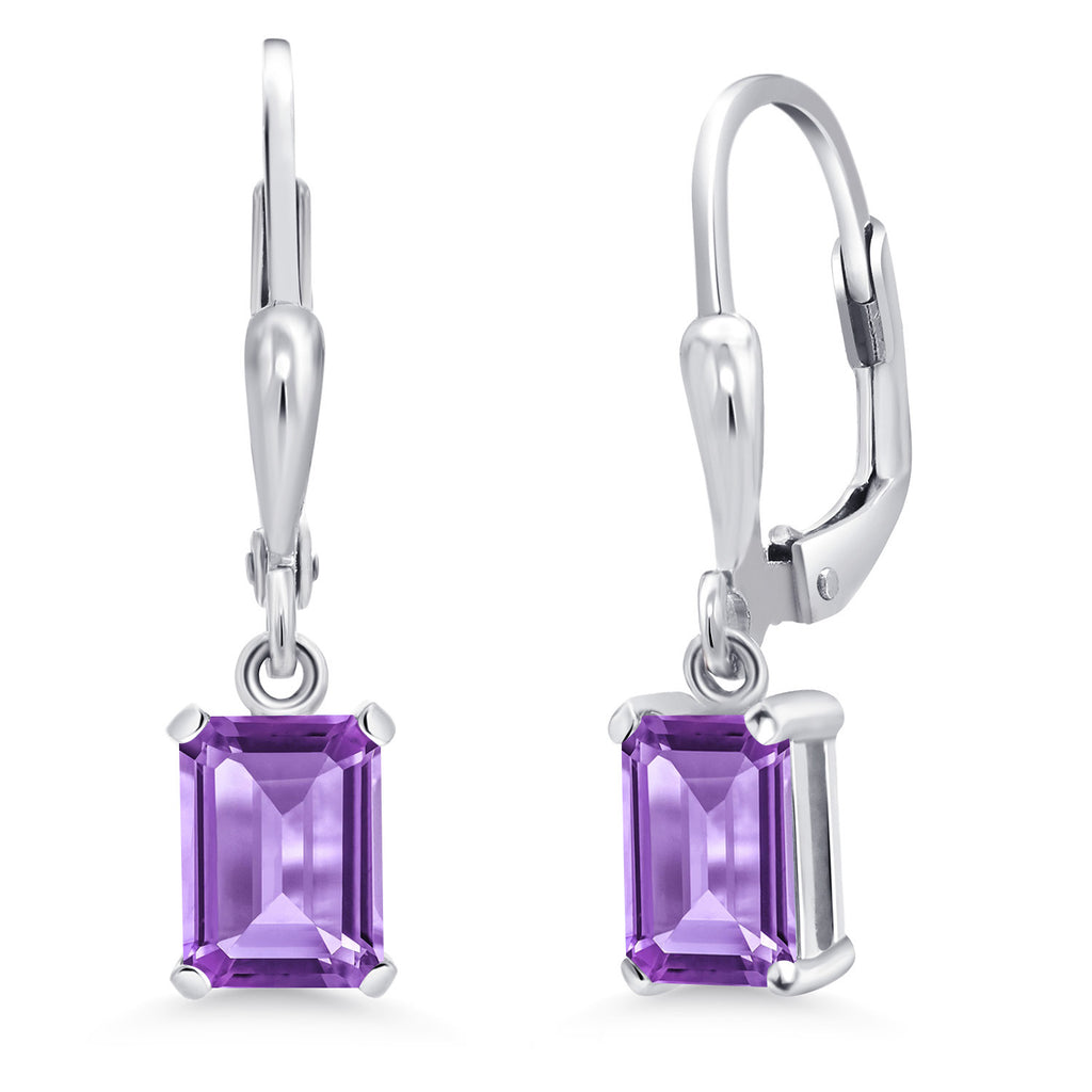 Amethyst - February_Earrings in 925 Sterling Silver