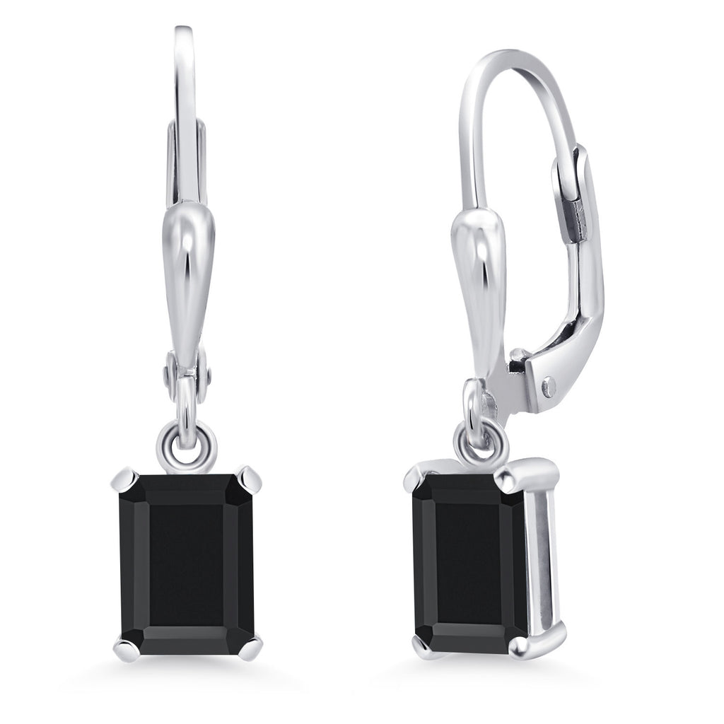 Onyx - December_Earrings in 925 Sterling Silver