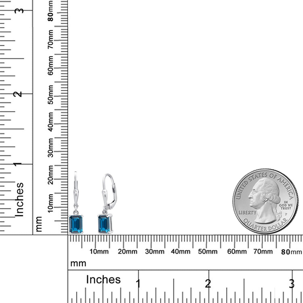 Topaz - November_Earrings in 925 Sterling Silver