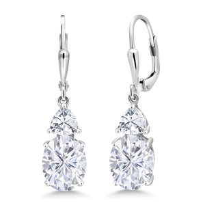 Near Colorless (GH)_Earrings in 925 Sterling Silver