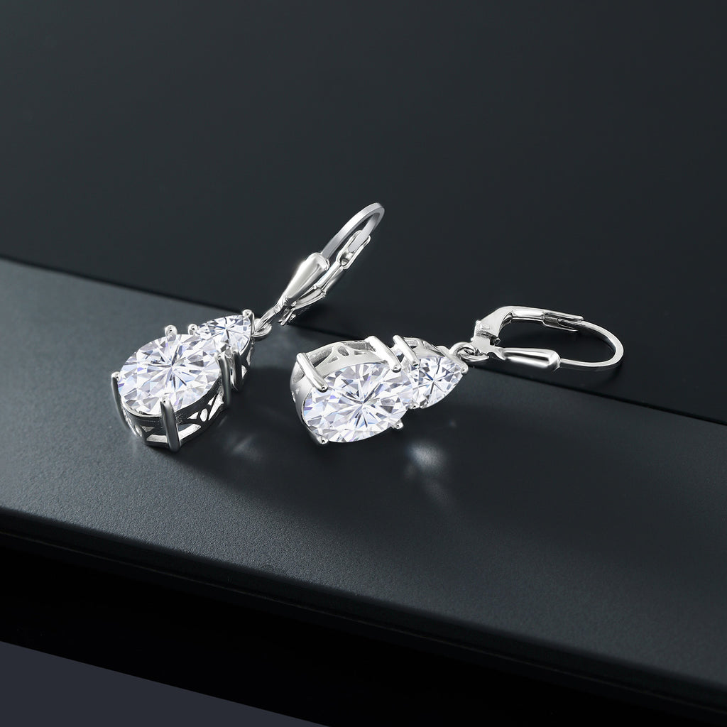 Near Colorless (GH)_Earrings in 925 Sterling Silver