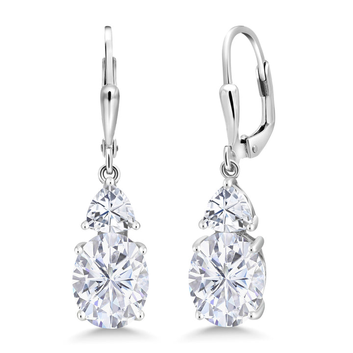 Near Colorless (GH)_Earrings in 925 Sterling Silver