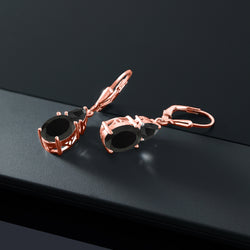 Earrings in 925 Rose Gold Plated Silver