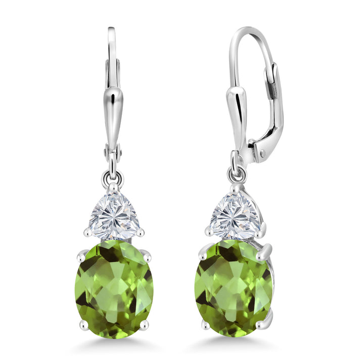 Peridot - August_Earrings in 925 Sterling Silver