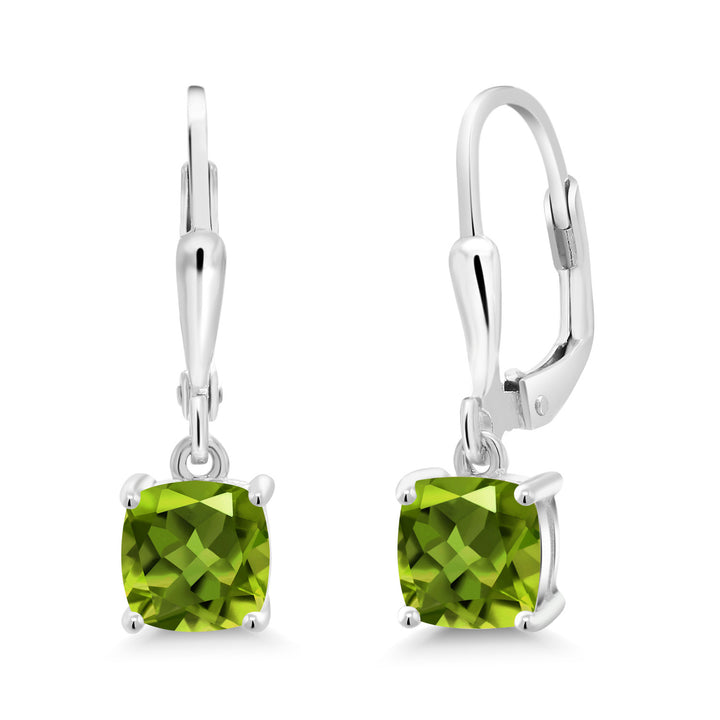 Peridot - August_Earrings in 925 Sterling Silver