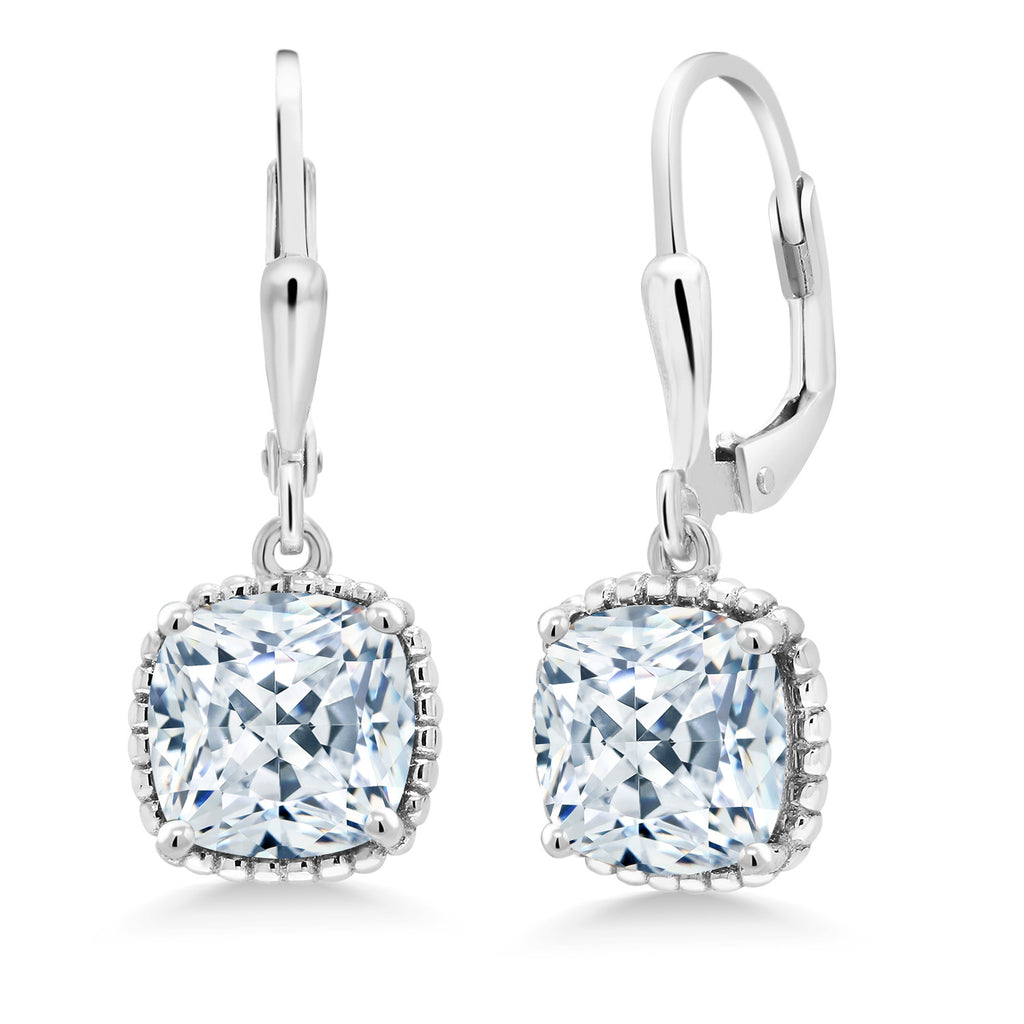 White Zirconia_Earrings in 925 Sterling Silver