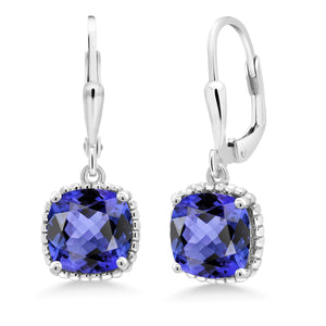 Tanzanite - December_Earrings in 925 Sterling Silver