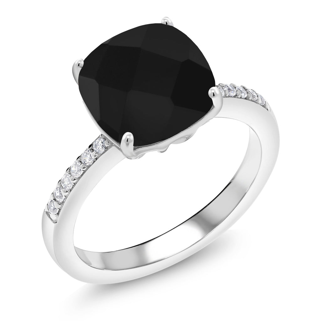 Onyx - December_6_Ring in 925 Sterling Silver