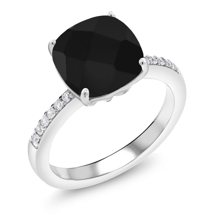 Onyx - December_6_Ring in 925 Sterling Silver