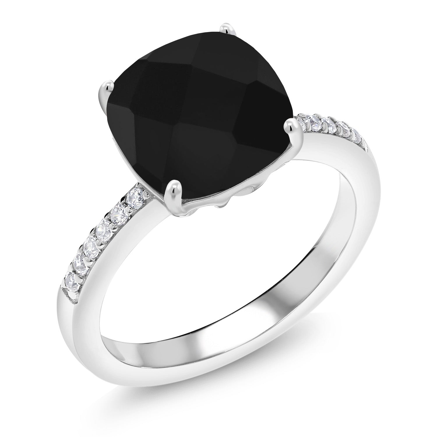 Onyx - December_9_Ring in 925 Sterling Silver
