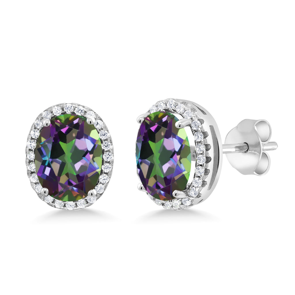 Green Mystic Topaz_Earrings in 925 Sterling Silver