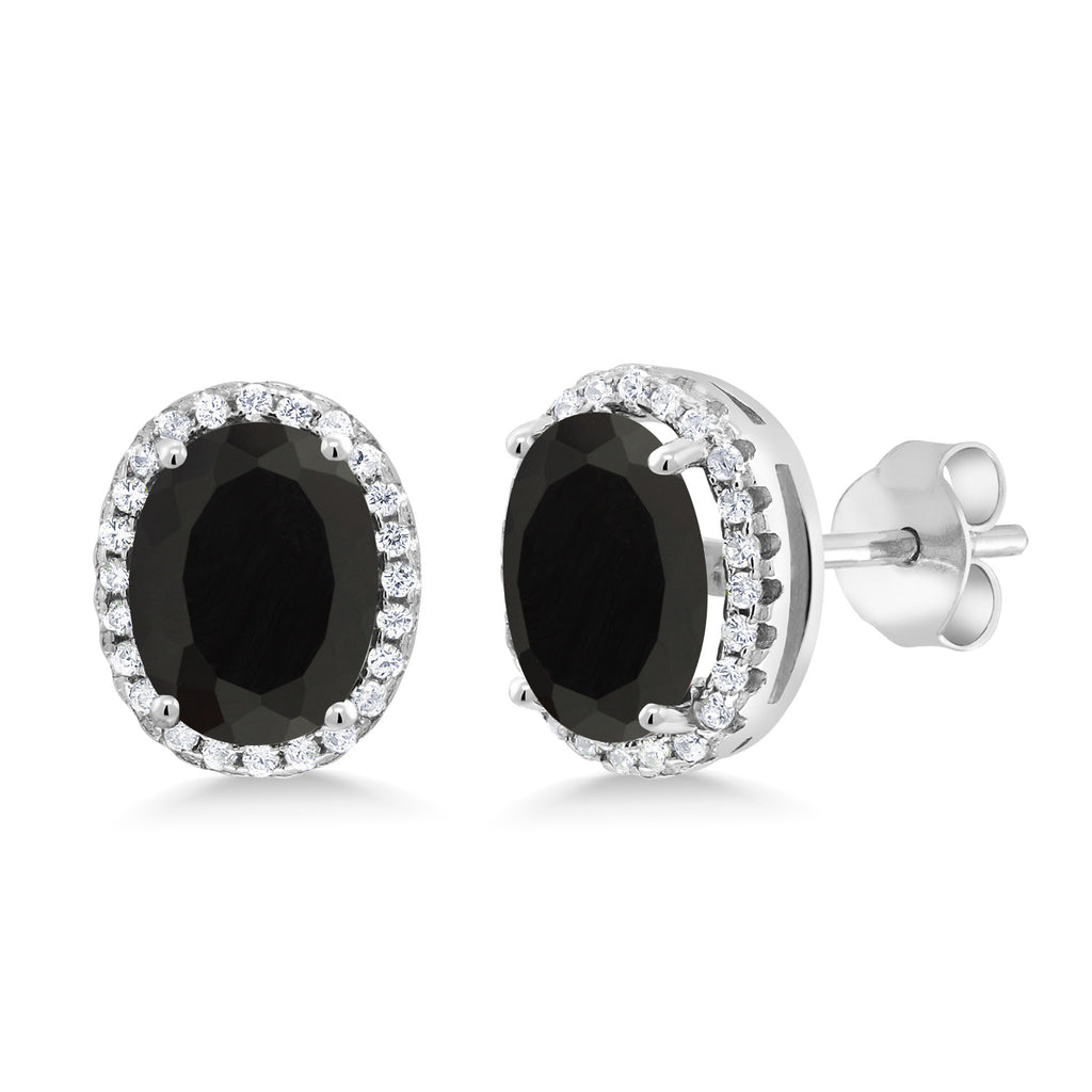 Onyx - December_Earrings in 925 Sterling Silver