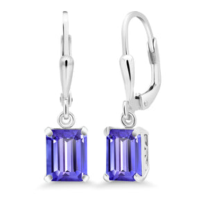Tanzanite - December_Earrings in 925 Sterling Silver