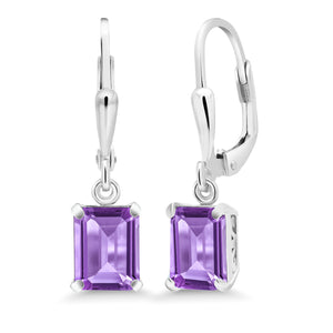 Amethyst - February_Earrings in 925 Sterling Silver