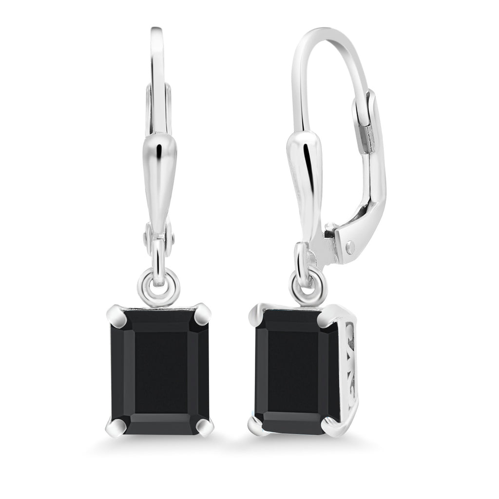 Onyx - December_Earrings in 925 Sterling Silver