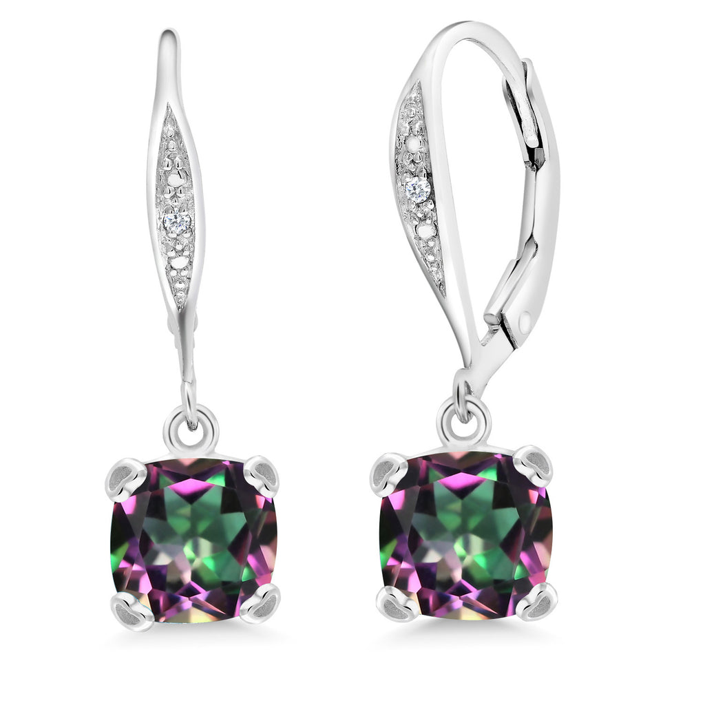 Green Mystic Topaz_925 Sterling Silver_Earrings in 925 Sterling Silver