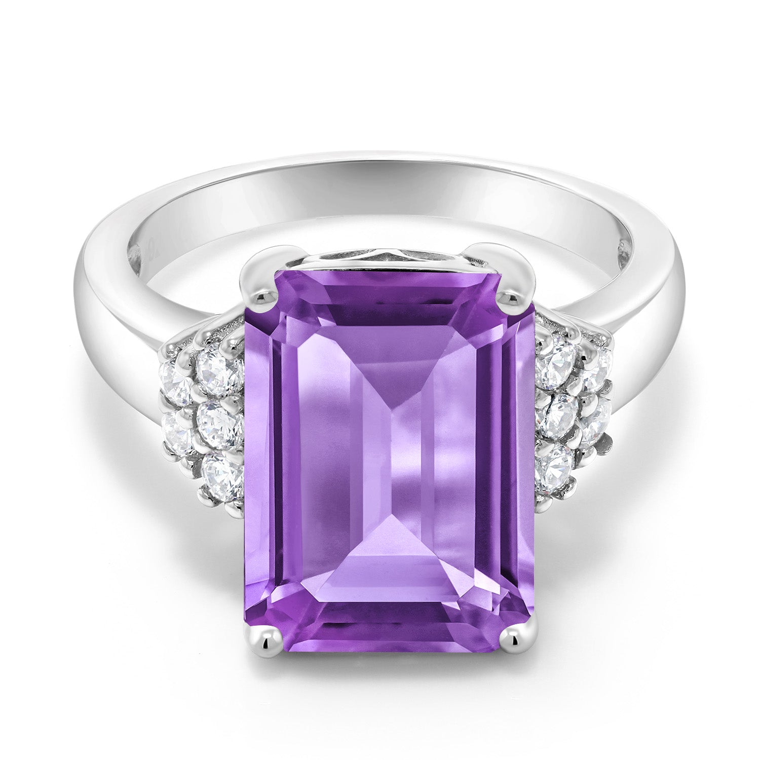 Amethyst - February_5_Ring in 925 Sterling Silver