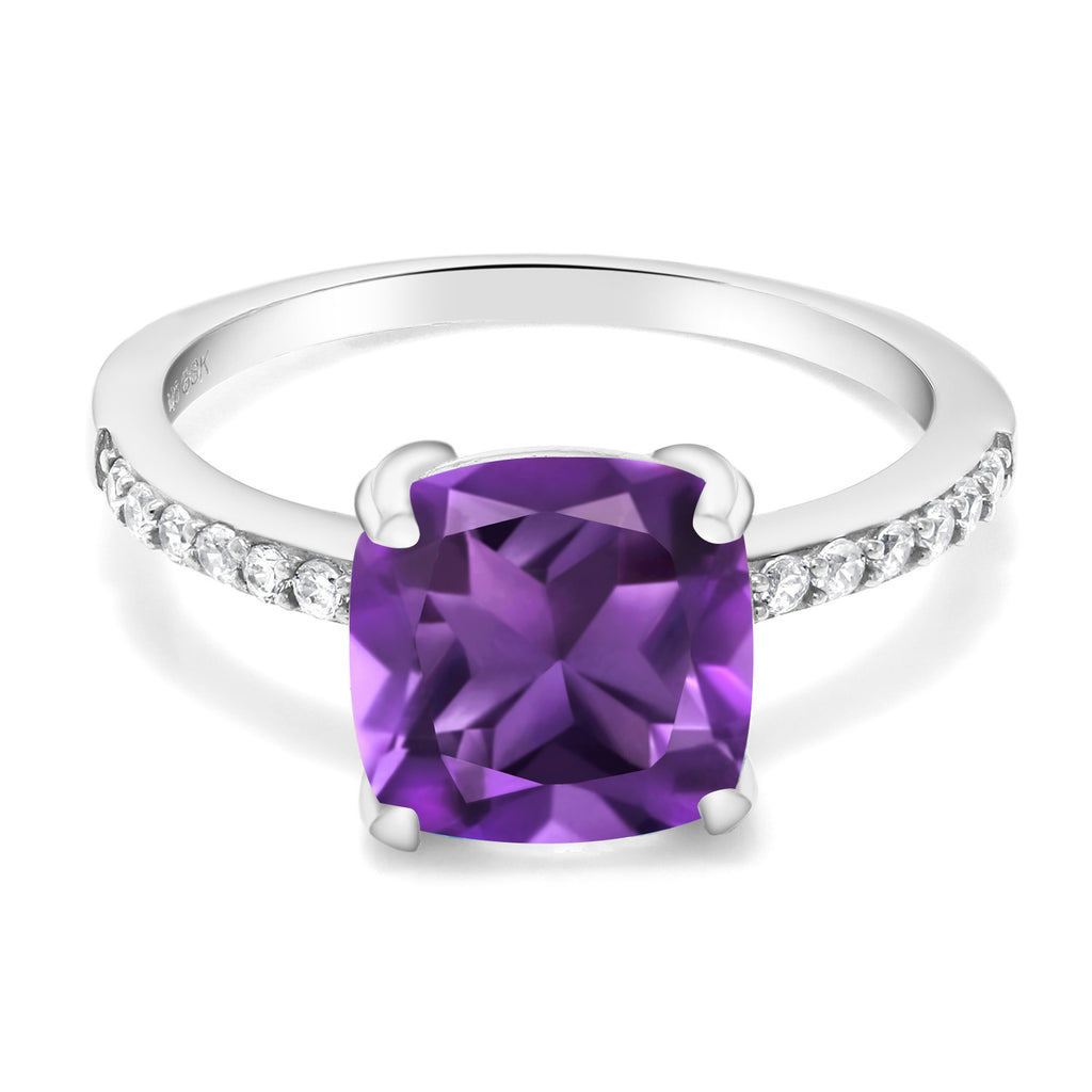 Amethyst - February_8_Ring in 925 Sterling Silver