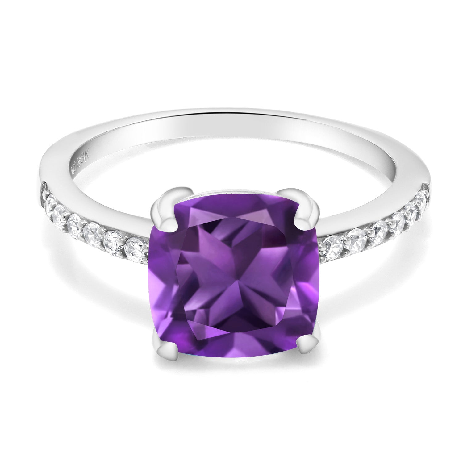 Amethyst - February_6_Ring in 925 Sterling Silver