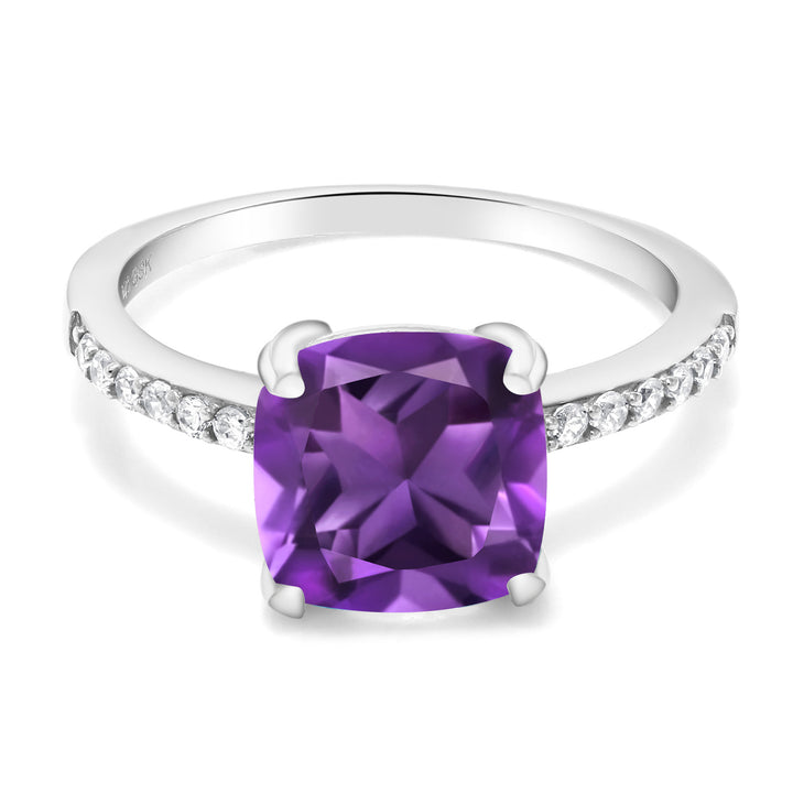 Amethyst - February_5_Ring in 925 Sterling Silver