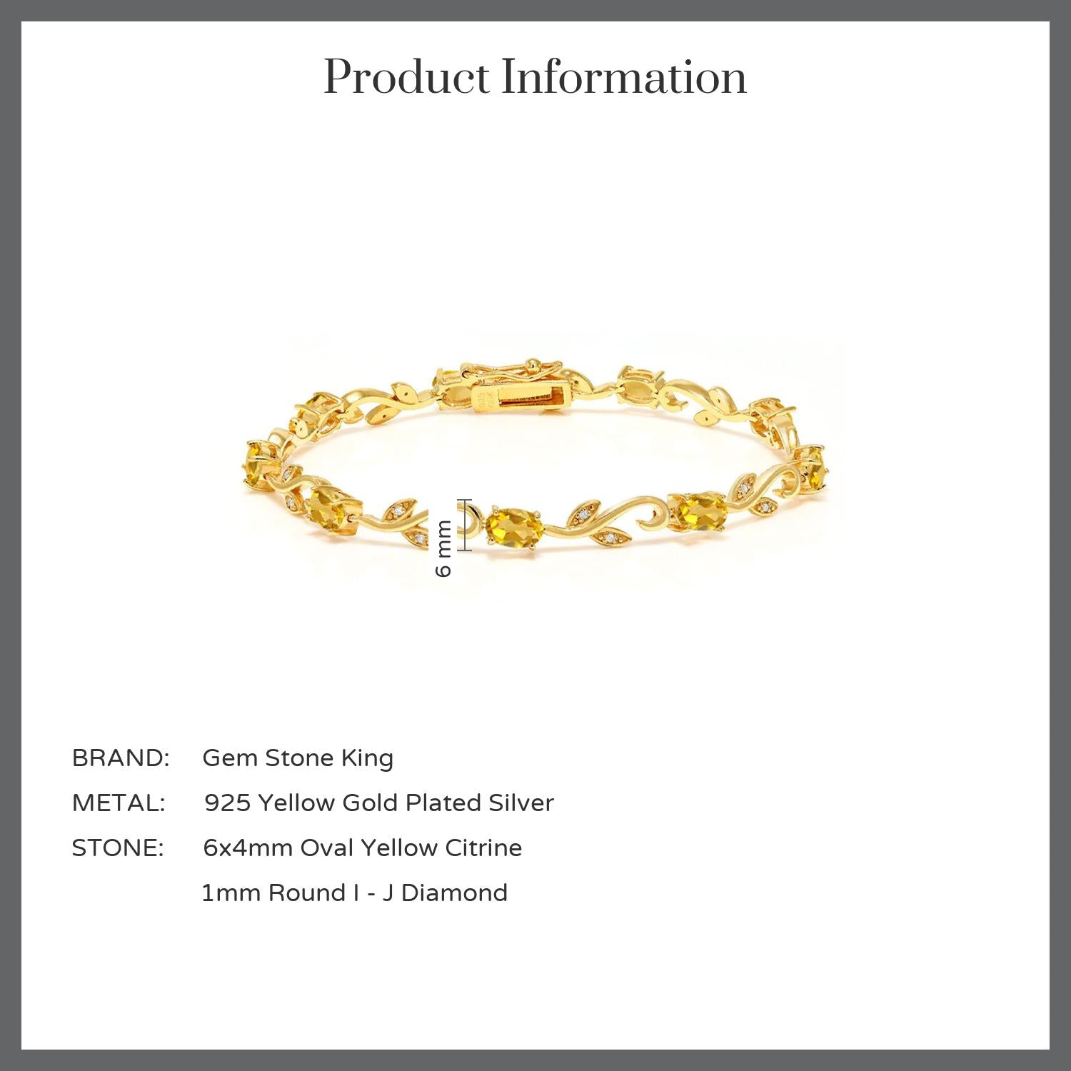 Bracelet in 925 Yellow Gold Plated Silver