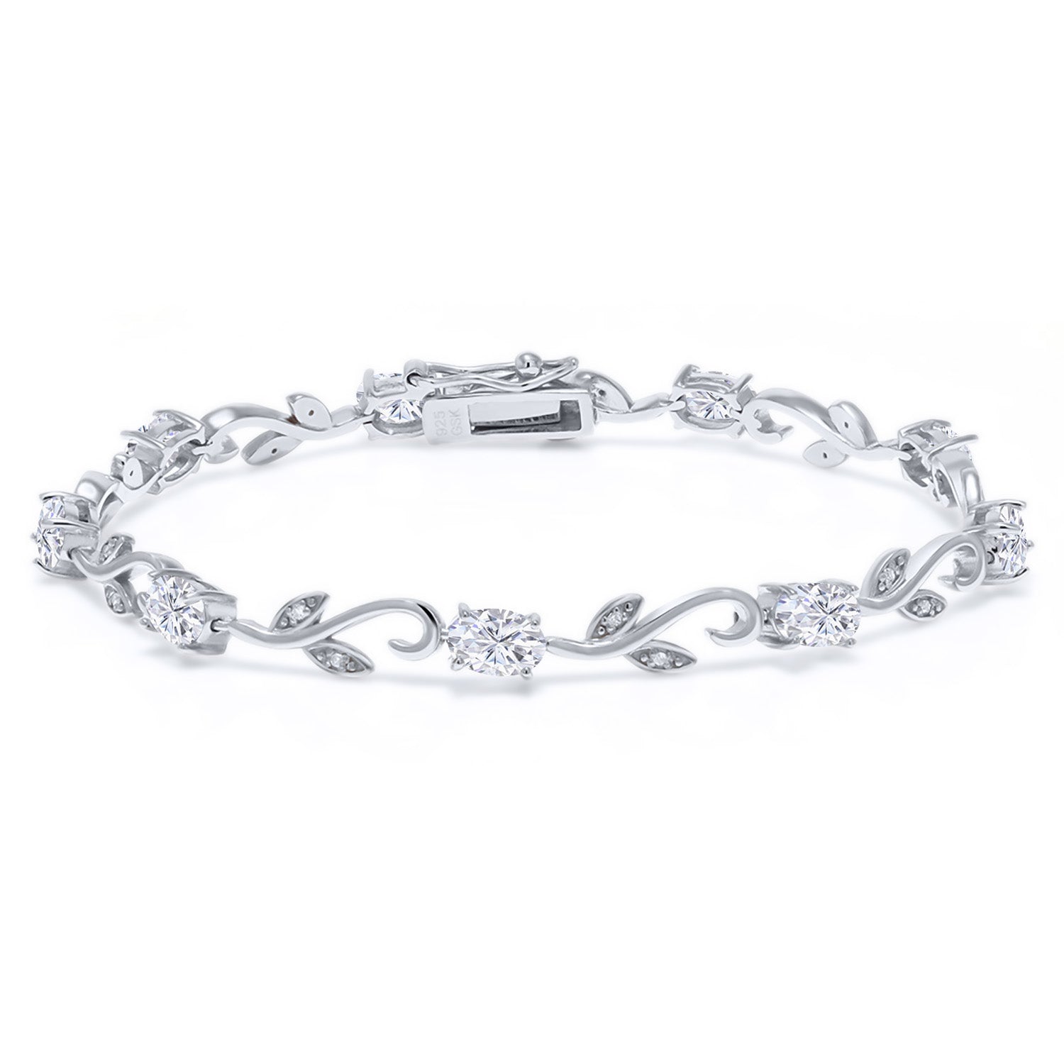 Moissanite_Bracelet in 925 Sterling Silver