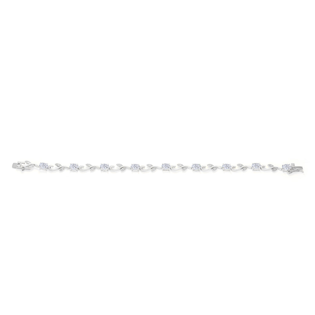 Moissanite_Bracelet in 925 Sterling Silver