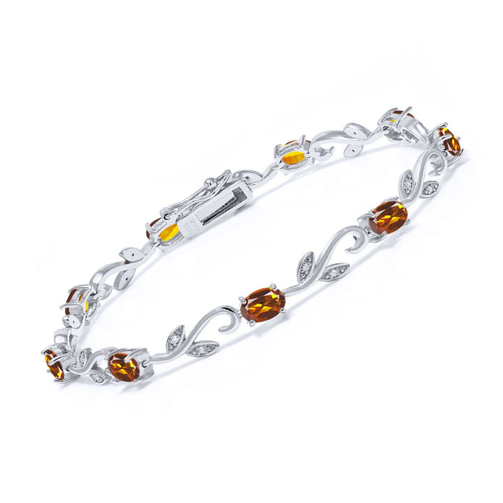 Madeira Citrine_Bracelet in 925 Sterling Silver