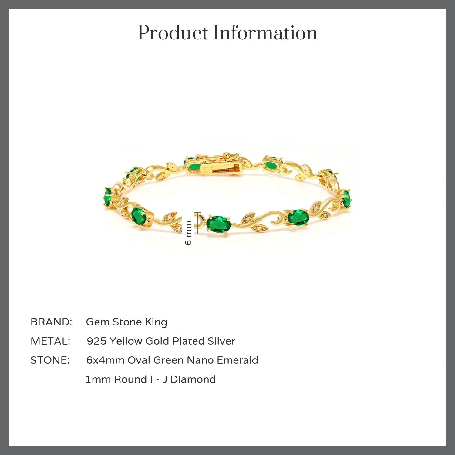 Bracelet in 925 Yellow Gold Plated Silver