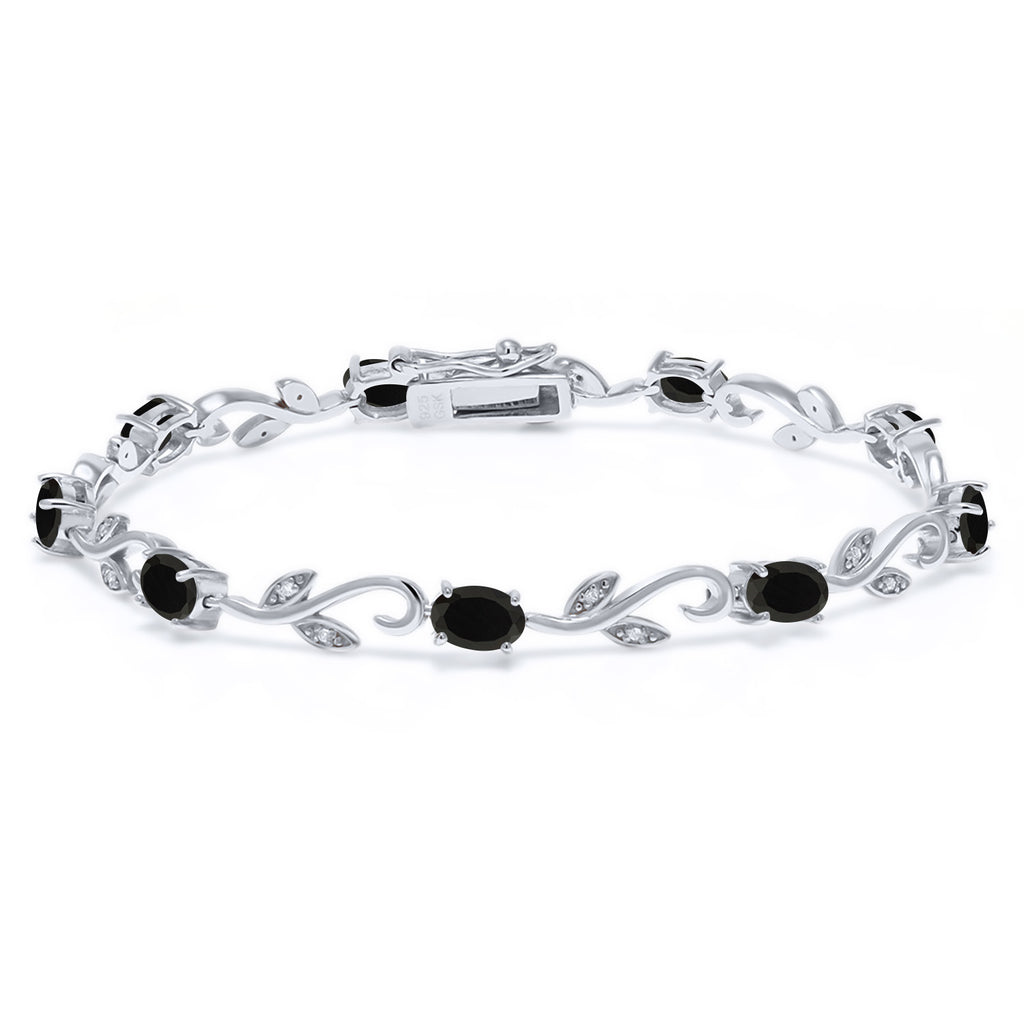Onyx - December_Bracelet in 925 Sterling Silver