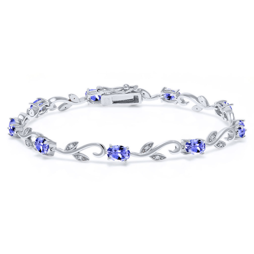 Tanzanite - December_Bracelet in 925 Sterling Silver