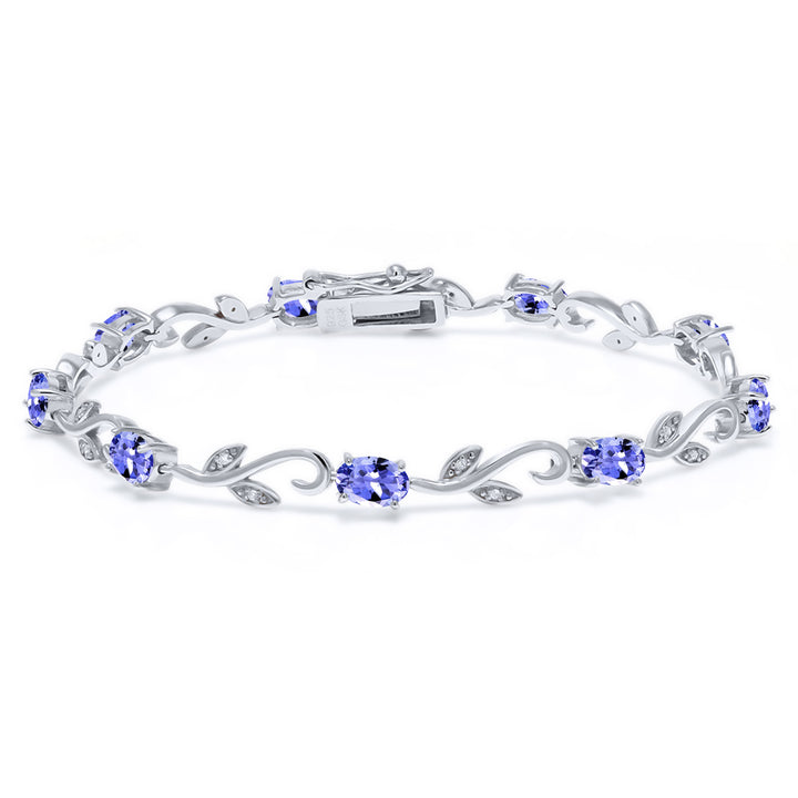 Tanzanite - December_Bracelet in 925 Sterling Silver