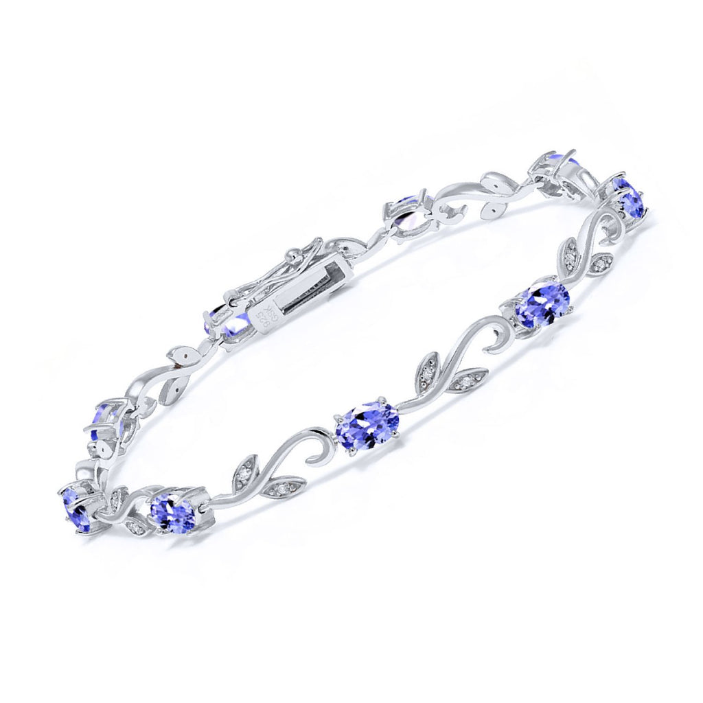 Tanzanite - December_Bracelet in 925 Sterling Silver