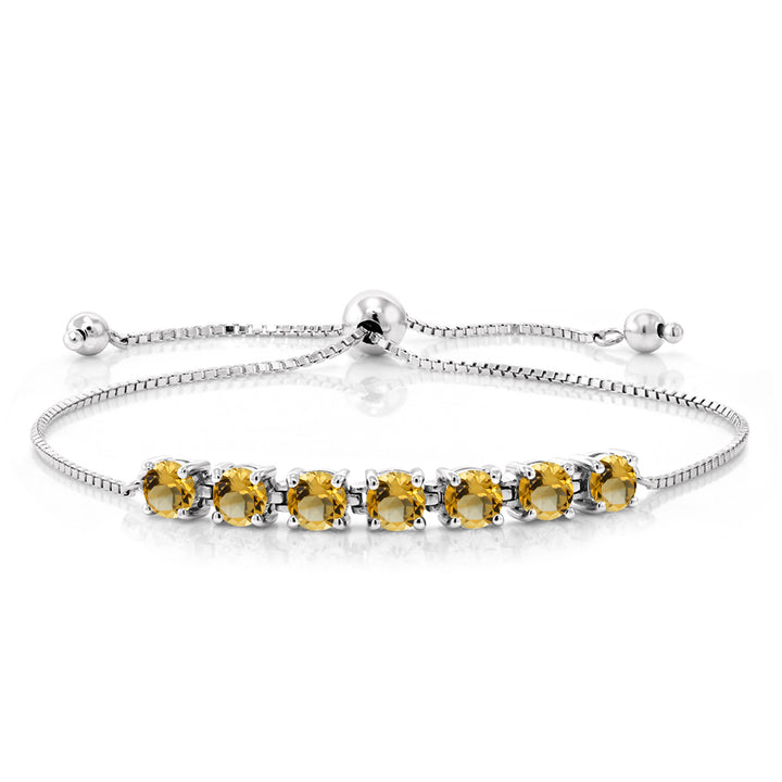 Citrine - November_Bracelet in 925 Sterling Silver