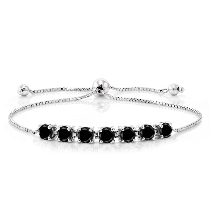 Black Diamond - April_Bracelet in 925 Sterling Silver
