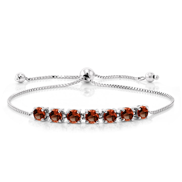 Garnet - January_Bracelet in 925 Sterling Silver