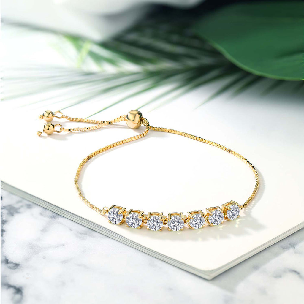 Bracelet in 925 Yellow Gold Plated Silver