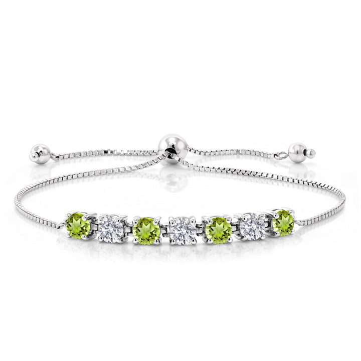 Peridot - August_Bracelet in 925 Sterling Silver