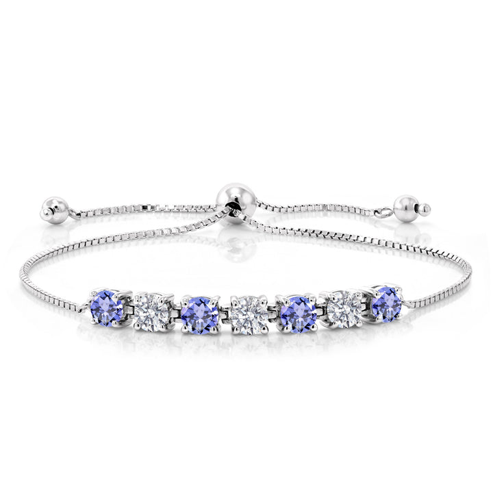 Tanzanite - December_Bracelet in 925 Sterling Silver