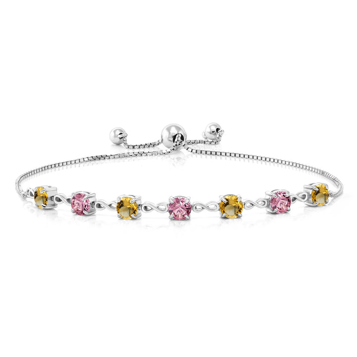 Citrine - November_925 Sterling Silver_Bracelet in 925 Sterling Silver