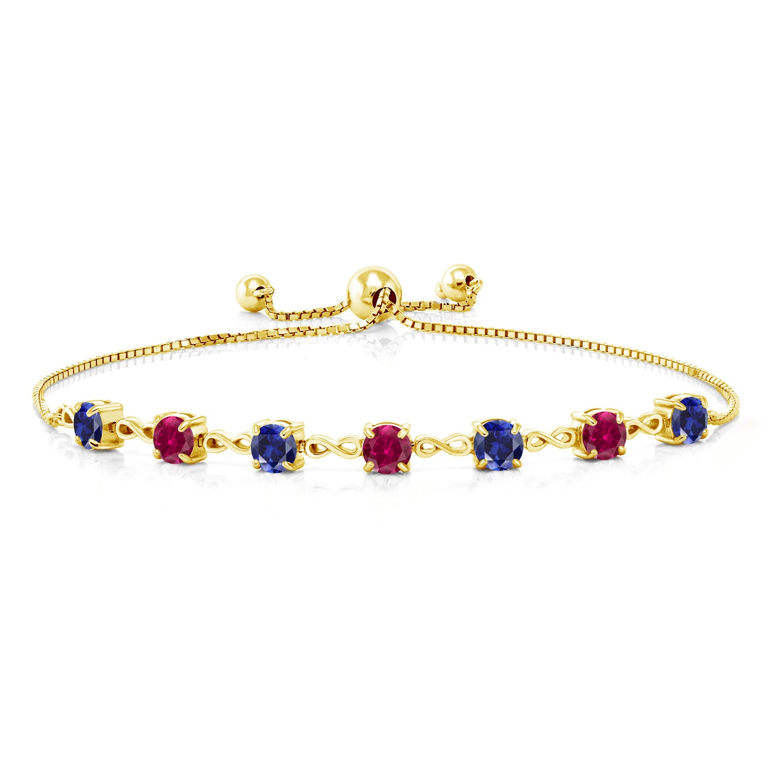 Bracelet in 925 Yellow Gold Plated Silver