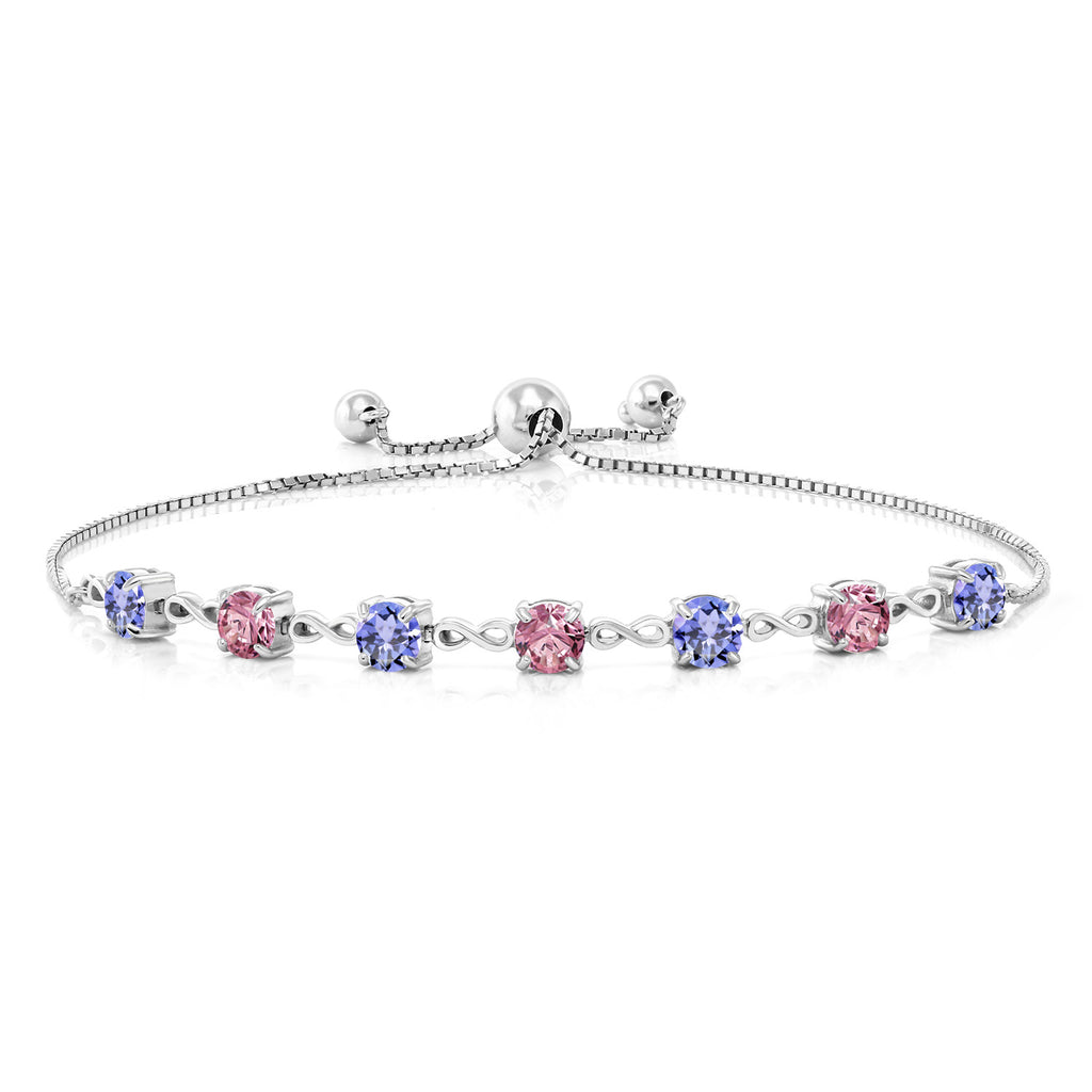 Tanzanite - December_925 Sterling Silver_Bracelet in 925 Sterling Silver