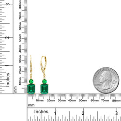Earrings in 925 Yellow Gold Plated Silver