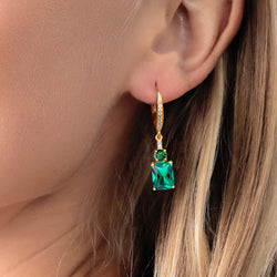 Earrings in 925 Yellow Gold Plated Silver