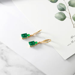 Earrings in 925 Yellow Gold Plated Silver